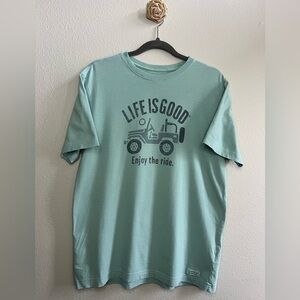 Life Is Good Jeep shirt, Enjoy the Ride